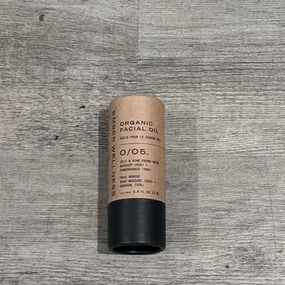 Organic Facial Oil - Black and Brown